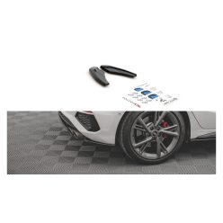 Splitter Audi S3 8Y Rear Side v.1 Gloss Black