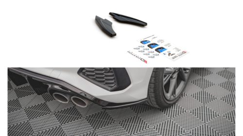 Splitter Audi S3 8Y Rear Side v.2 Gloss Black