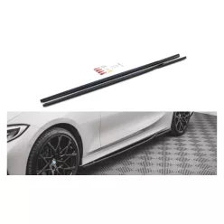   Maxton Design Küszöbtoldat BMW 3 G20 G21 (2019–) – Fényes Fekete