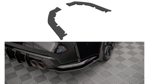 Splitter BMW 4 G82 M-Pack Rear Side Street Pro Black
