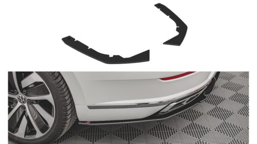 Splitter Volkswagen Arteon R-Line Facelift Rear Side Street Pro Black-Red