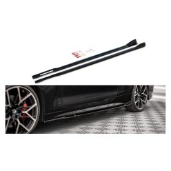   Maxton Design Küszöbtoldat BMW 4 G22 M-Pack (2020–) – Fényes Fekete