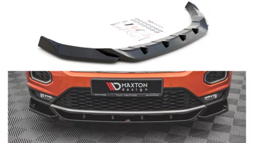 Maxton Design Első Toldat / Splitter Volkswagen T-Roc Mk1 (2017–) – Fényes Fekete