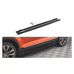   Maxton Design Küszöbtoldat Volkswagen T-Roc Mk1 (2017–) – Fényes Fekete