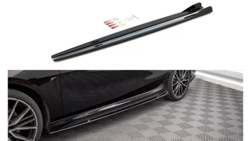 Maxton Design Küszöbtoldat BMW 2 F44 M-Pack (2019–) – Fényes Fekete