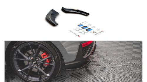 Splitter Hyundai I30 III Facelift N Rear Side v.2 Gloss Black