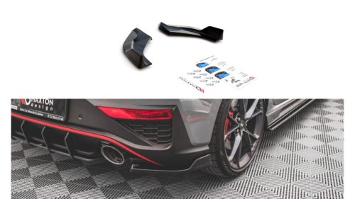 Splitter Hyundai I30 III Facelift N Rear Side v.3 Gloss Black
