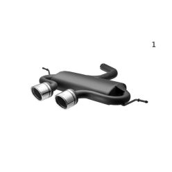   VOLKSWAGEN GOLF VI, GOLF V R32, SCIROCCO 3 SPORTS EXHAUST MUFFLER EXHAUST 1