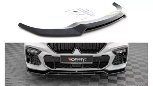 Maxton Design Első Toldat / Splitter BMW X6 G06 M-Pack (2019–) – Fényes Fekete