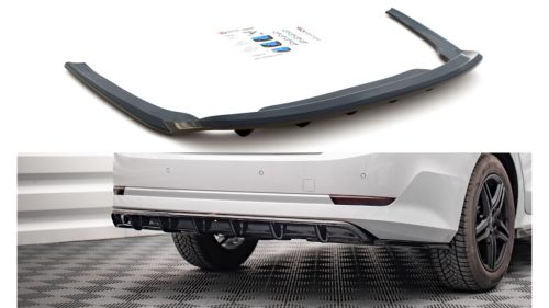 Splitter Skoda Octavia IV Rear Central with Diffuser Gloss Black