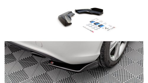 Maxton Design Hátsó Sarokelemek Mercedes-Benz A W176 (2012–2018) – Fényes Fekete