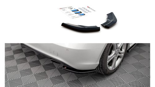 Splitter Mercedes-Benz A W176 Rear Side v.2 Gloss Black
