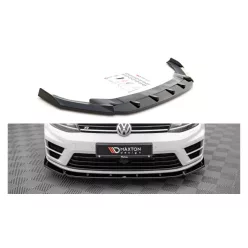   Maxton Design Első Toldat / Splitter Volkswagen Golf R Mk7 (2013–2017) – Fényes Fekete