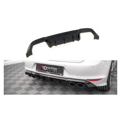 Diffuser Volkswagen Golf 7 R Rear Valance Gloss Black