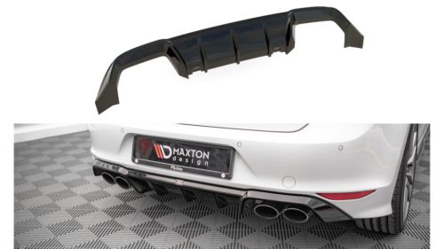 Diffuser Volkswagen Golf 7 R Rear Valance Gloss Black