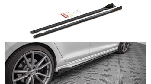 Diffuser Volkswagen Golf 7 R Side Skirts v.2 Gloss Black