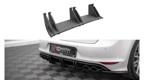 Diffuser Volkswagen Golf 7 R Rear Street Pro Red
