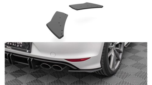 Splitter Volkswagen Golf 7 R Rear Side Street Pro Black-Red