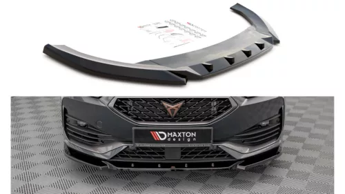 Maxton Design Első Toldat / Splitter Cupra Leon (2020–) – Fényes Fekete