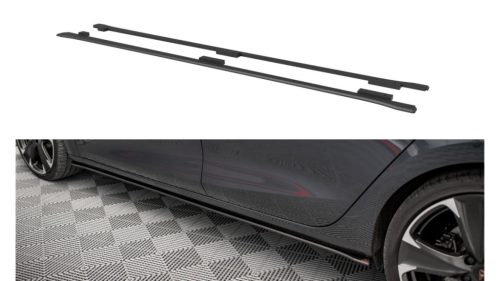 Diffuser Cupra Leon Side Skirts Street Pro Black-Red