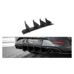   Maxton Design Hátsó Diffúzor Cupra Leon ST Kombi (2020–) – Piros