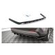 Splitter Toyota RAV4 V Rear Central with Diffuser Gloss Black