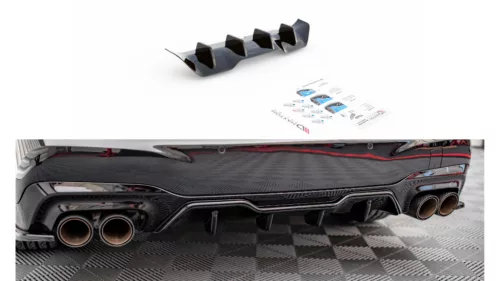 Maxton Design Hátsó Kötény / Diffúzor BMW 2 F44 M-Pack Gran Coupe (2019–) – Fényes Fekete
