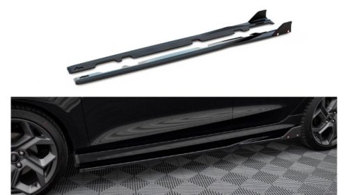 Maxton Design Küszöbtoldat Ford Fiesta ST Mk8 (2018–) – Fényes Fekete