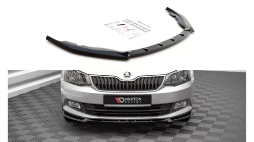 Maxton Design Első Toldat / Splitter Skoda Fabia Mk3 (2014–2019) – Fényes Fekete
