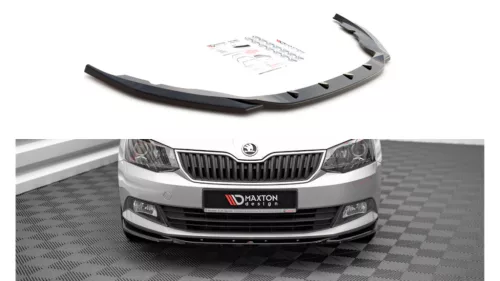 Maxton Design Első Toldat / Splitter Skoda Fabia Mk3 (2014–2019) – Fényes Fekete