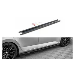   Maxton Design Küszöbtoldat Škoda Fabia Mk3 (2014–2019) – Fényes Fekete
