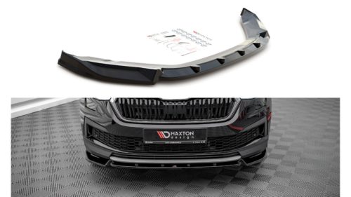 Splitter Skoda Kodiaq I Facelift Front v.1 Gloss Black