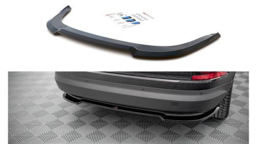 Splitter Skoda Kodiaq I Facelift Rear Central Gloss Black