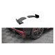 Splitter Hyundai I20 N III Rear Side Street Pro Black-Red + Gloss Flaps