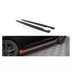   Maxton Design Küszöbtoldat Hyundai I20 N Mk3 (2020–) – Fényes Fekete