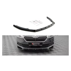   Maxton Design Első Toldat / Splitter Skoda Fabia MK3 Facelift (2019–) – Fényes Fekete