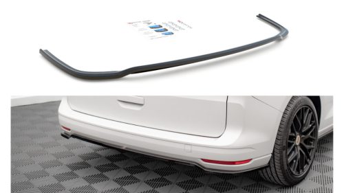 Splitter Volkswagen Caddy V Rear Central Gloss Black