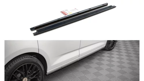 Maxton Design Küszöbtoldat Volkswagen Caddy Mk5 (2020–) – Fényes Fekete