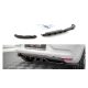 Splitter Renault Clio V Rear Central with Diffuser Gloss Black