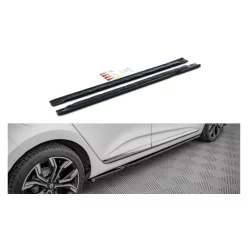   Maxton Design Küszöbtoldat Renault Clio Mk5 (2019–) – Fényes Fekete