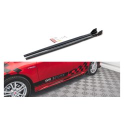  Diffuser Toyota Corolla XII GR Sport Side Skirts v.1 Gloss Black + Flaps
