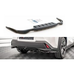 Splitter Lexus UX I Rear Central with Diffuser Gloss Black