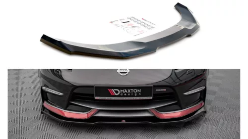 Maxton Design Első Toldat / Splitter Nissan 370Z Nismo Facelift (2015–) – Fényes Fekete