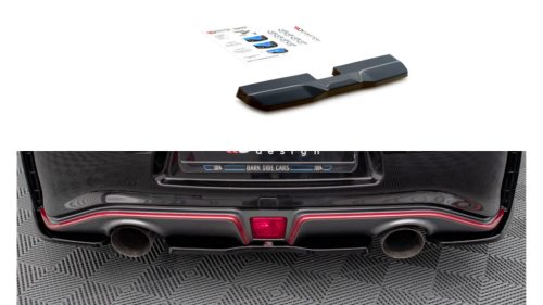 Splitter Nissan 370Z Nismo Facelift Rear Central Gloss Black