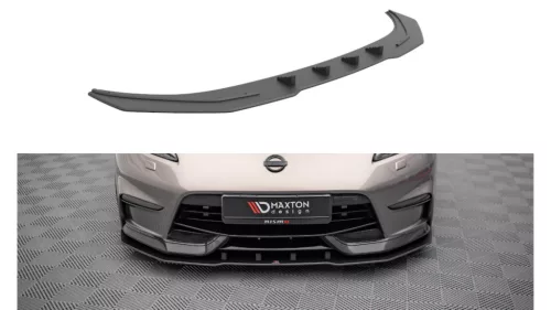 Maxton Design Első Toldat / Splitter Nissan 370Z Nismo Facelift (–) – Fekete-Piros