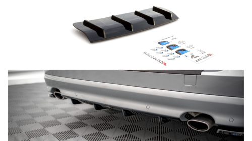 Diffuser Volvo V70 III Rear Valance Gloss Black