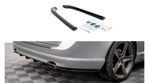 Splitter Volvo V70 III Rear Side Gloss Black