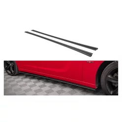   Maxton Design Küszöbtoldat Dodge Charger Mk2 Facelift RT (2014–) – Fekete-Piros