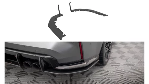Maxton Design Hátsó Sarokelemek BMW 3 G80 M-Pack (2021–) – Fekete-Piros