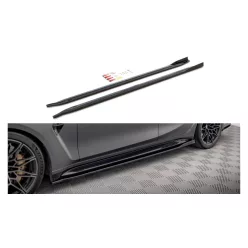   Maxton Design Küszöbtoldat BMW 3 G80 M-Pack (2021–) – Fényes Fekete